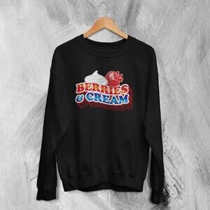 Berries Cream Sweatshirt Tiktok Meme Sweater Berries Cream Lover 17